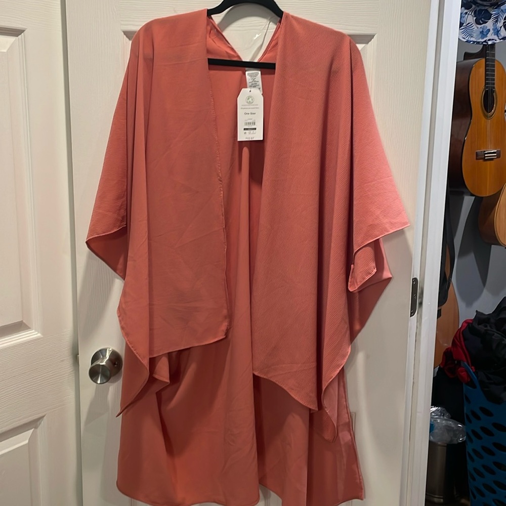 3/$20 Pink kimono.